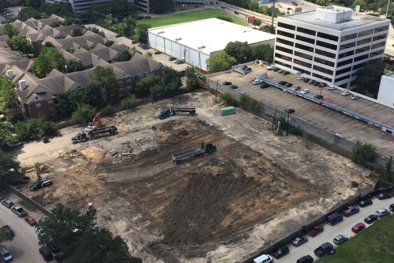 cleared site