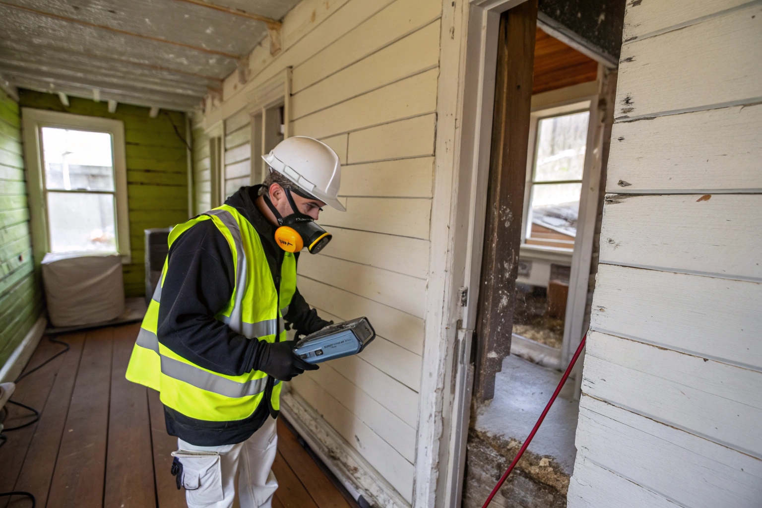 Licensed asbestos removal specialist South Hobart heritage home assessment